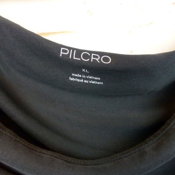 Pilcro Anthropologie One Shoulder Top Womens XL Gray Ruched Side Modal Blend - Picture 10 of 12